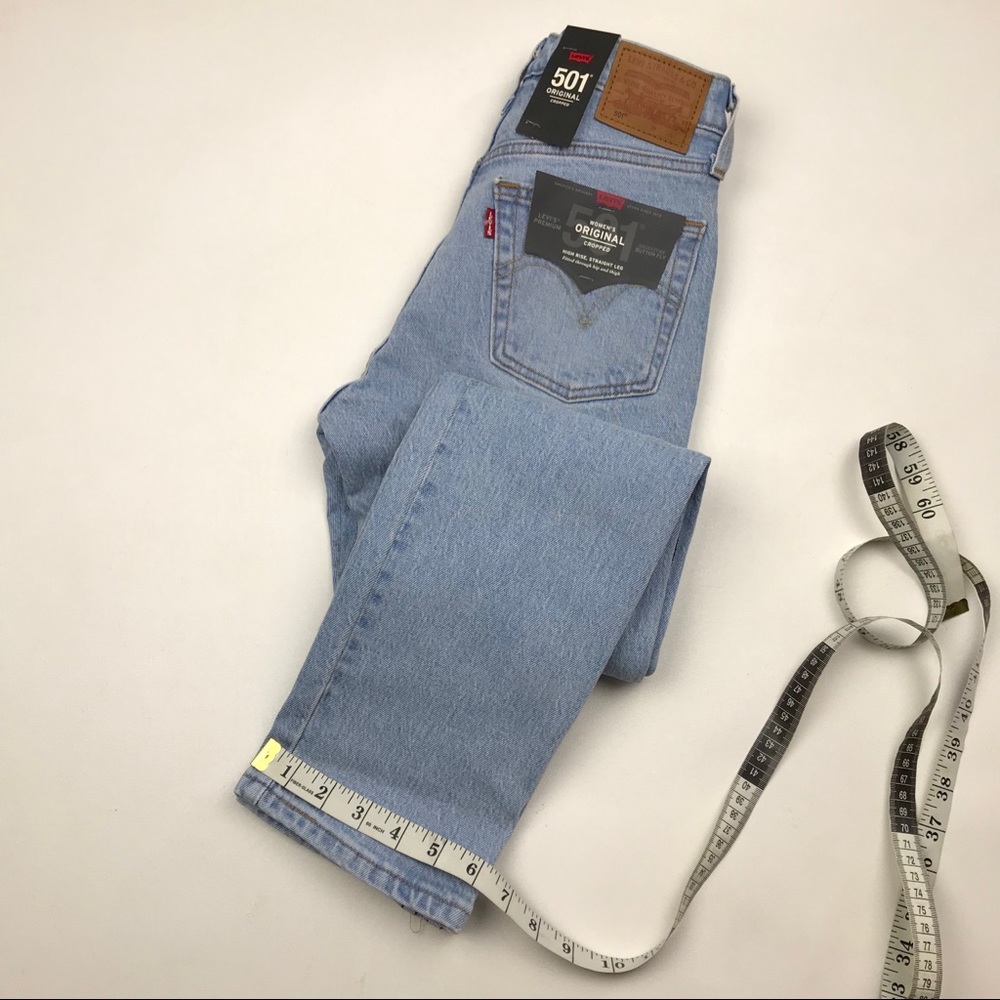 NWT LEVI'S 501 Wedgie High Waist Jeans Re/Done - Picture 4 of 5